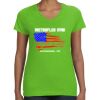 Women's V-Neck Fine Jersey Tee Thumbnail
