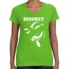 Women's V-Neck Fine Jersey Tee Thumbnail